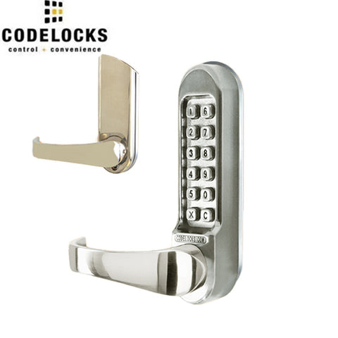 Code Locks - CL510 - Mechanical Lock - Heavy Duty - Optional Backset - Tubular Latch Bolt - Stainless Steel - UHS Hardware