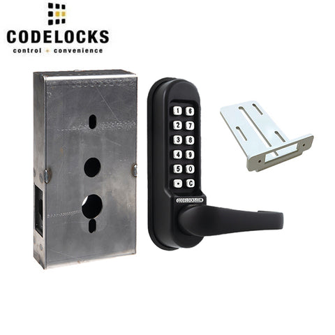 Code Locks - CL515 Gate Box Kit - Mechanical Lock - Heavy Duty - Tubular Latch Bolt Gate Box Kit - Passage Function - Optional Finish - UHS Hardware