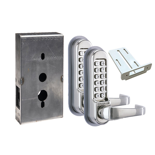 Code Locks - CL515 Gate Box Kit - Mechanical Lock - Heavy Duty - Tubular Latch Bolt Gate Box Kit - Code In / Out - Passage function - Optional Finish - UHS Hardware