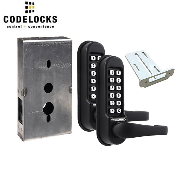 Code Locks - CL515 Gate Box Kit - Mechanical Lock - Heavy Duty - Tubular Latch Bolt Gate Box Kit - Code In / Out - Passage function - Optional Finish - UHS Hardware