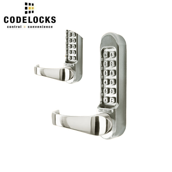 Code Locks - CL555 - Mechanical Lock - Heavy Duty - 2 3/4" Backset - Mortise Lock - Code In / Out - Passage Function - Stainless Steel - UHS Hardware