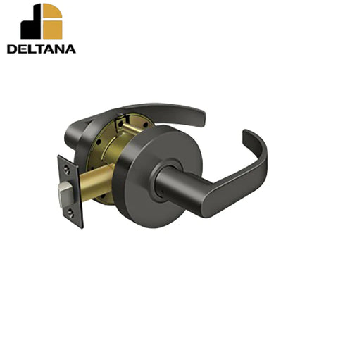 Deltana - Commercial Passage Standard Grade 2 - Curved w/ Cyl - 2-3/4" Backset - 1-3/8" - 2" Door Thickness - Universal Handing - Latch: UL Listed w/ 1/2" Throw - Optional Finish