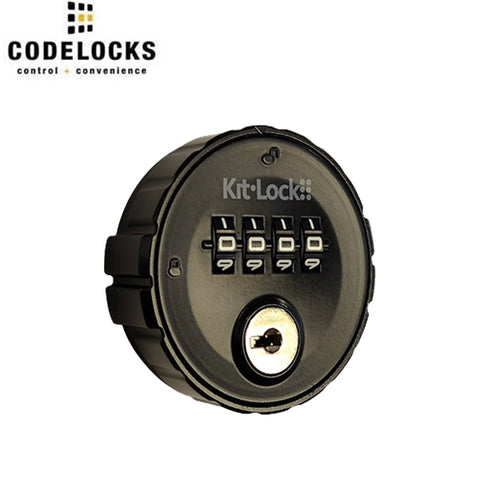 Codelocks KL10 Mechanical Cabinet/Locker Lock, Black Finish (Fits