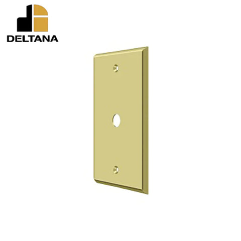 Deltana - Switch Plate - Cable Cover Plate - Optional Finish