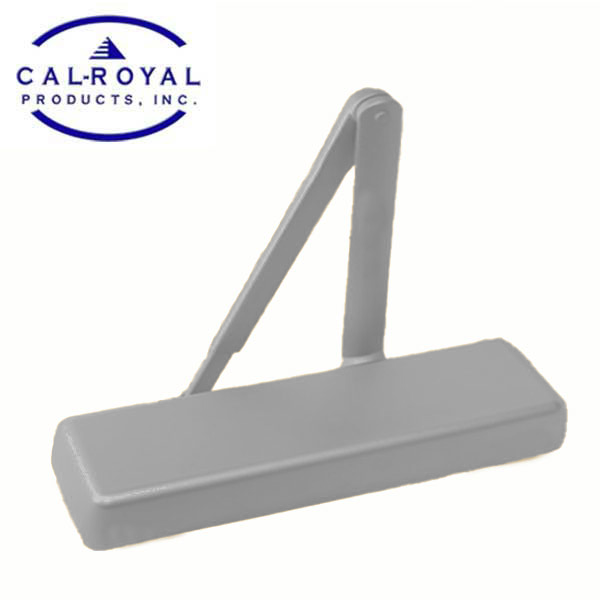 Cal-Royal - Hydraulic Door Closer - Back Check Function - PA Bracket/Regular/Top Jamb - Non-Sized - Plastic Cover - Optional Finish - Fired Rated - Grade 1 - UHS Hardware