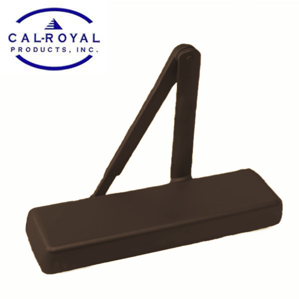 Cal-Royal - Hydraulic Door Closer - Back Check Function - PA Bracket/Regular/Top Jamb - Non-Sized - Plastic Cover - Optional Finish - Fired Rated - Grade 1 - UHS Hardware