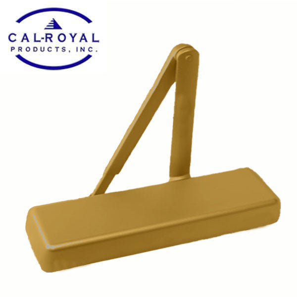 Cal-Royal - Door Closer - Non-Sized - Gold - Fired Rated - Grade 1 - UHS Hardware