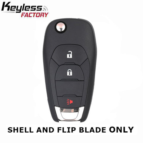 2016 - 2021 Chevrolet Cruze / 3-Button Flip Key SHELL for LXP-T004 (AFTERMARKET) - UHS Hardware