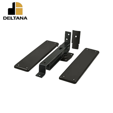 Deltana - Spring Hinge - Double Action w/ Solid Brass Cover Plates - Universal Handing - Optional Finish