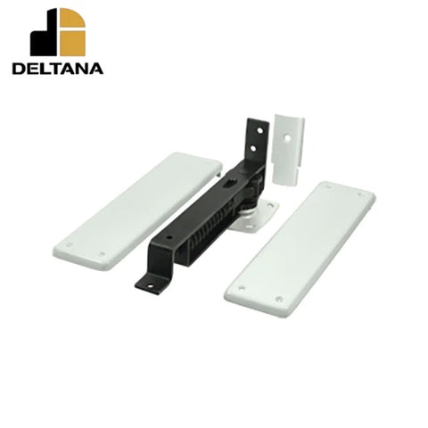 Deltana - Spring Hinge - Double Action w/ Solid Brass Cover Plates - Universal Handing - Optional Finish