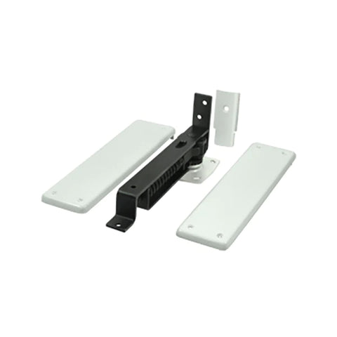 Deltana - Spring Hinge - Double Action w/ Solid Brass Cover Plates - Universal Handing - Optional Finish