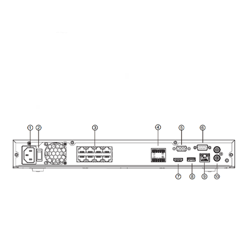 Dahua / 8 Channel / 12MP / NVR / 2 SATA / 2TB HDD / DH-N52B2P2 – UHS ...