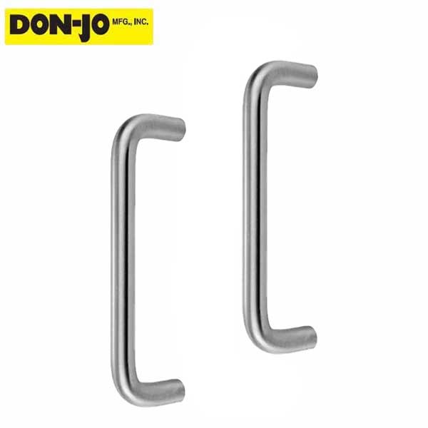 Don-Jo - Round Door Pull - Back-To-Back - 1" - Satin Aluminum - UHS Hardware