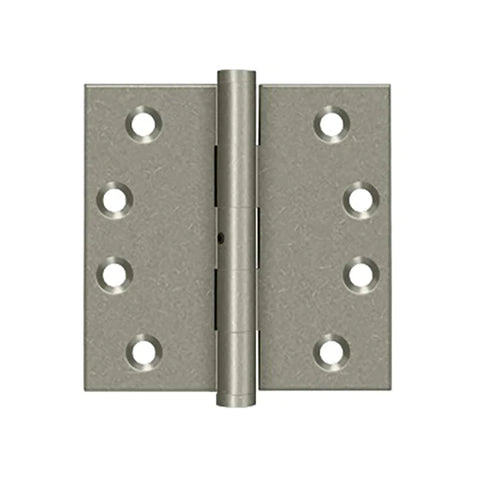 Deltana - 4" x 4" Square Hinges - NRP - Solid Brass - US10WL