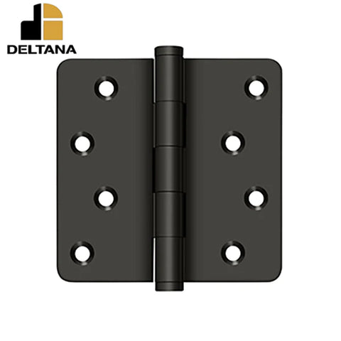 Deltana - 4" x 4" x 1/4" Radius Hinge - Zig-Zag - 0.085 Thickness - Optional Finish