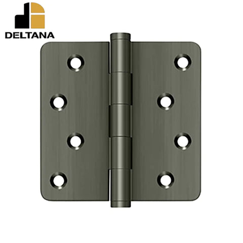 Deltana - 4" x 4" x 1/4" Radius Hinge - Zig-Zag - 0.085 Thickness - Optional Finish