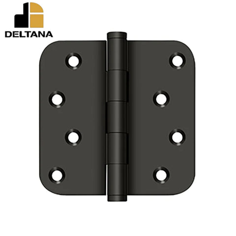 Deltana - 4" x 4" x 5/8" Radius Hinge - Zig-Zag - 0.085 Thickness - Optional Finish