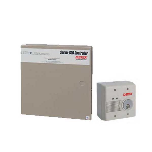 Detex - DTX-84-800 - Power Control System - Delayed Egress - Latch Retraction - Remote Interface Unit - Single Doors - 120VAC/24VDC - UHS Hardware