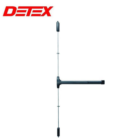 Detex - V50 - Surface Vertical Rod Exit Device - Hex Dogging - Wide Stile - 36" - Satin Aluminum - Grade 1 - UHS Hardware