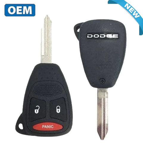 2005-2011 Dodge Dakota / 3-Button Remote Head Key / PN: 05179513AC / OHT692715AA (w/ Transponder) (OEM)