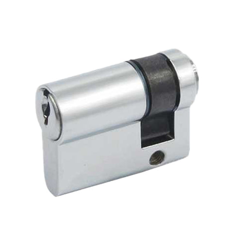 GAAB - I292-30 - Profile Cylinder - Single Sided - Satin Chrome - 5 Hexagon Sealing Screw - Schlage Keyway (40mm)