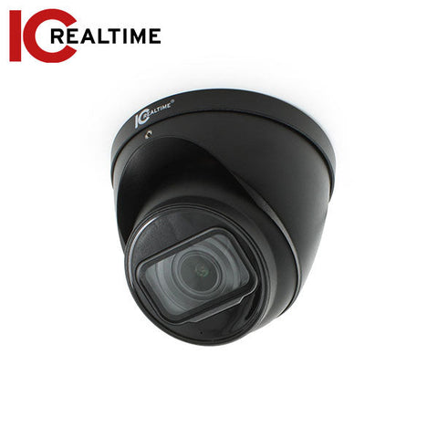 IC Realtime - ICR-300H4-V2 / 2MP HD-AVS Indoor/Outdoor Mid Size Eyeball Dome Camera / 2.7-13.5mm Optical Lens (108.7 - 28.7 AOV) / 197 ft / Smart IR 12VDC / Built-In Mic