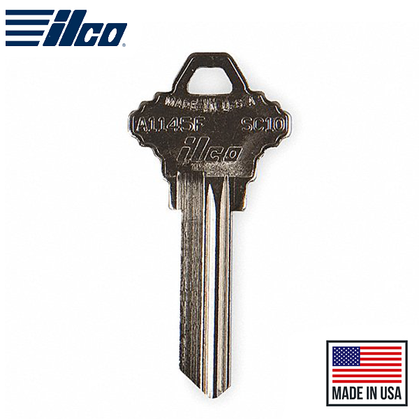 101-F SCHLAGE Key Blank - 6 Pin or Disc -  ILCO - UHS Hardware