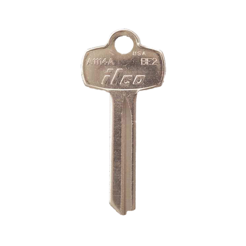 A1114A-BE2 BEST A Key Blank - 6 Pin or Disc - ILCO - UHS Hardware