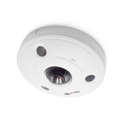 IC Realtime - IPEL-F12F-IRW2 / 12MP IP Indoor/Outdoor 360 Spherical Dome Camera / 1.85mm Fisheye Lens (360 AOV) / 33 Ft IR / Built In Microphone / POE / AI