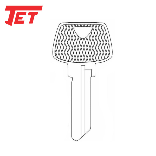 JET - Sargent (S22-NS, O1007LA) 'LA' Key Blank - UHS Hardware