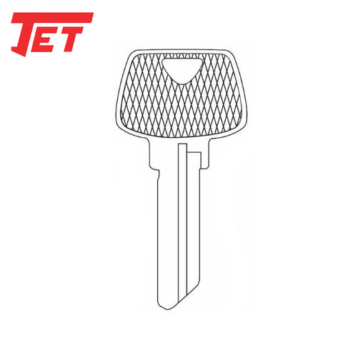 JET - Sargent (S22-NS, O1007LA) 'LA' Key Blank - UHS Hardware