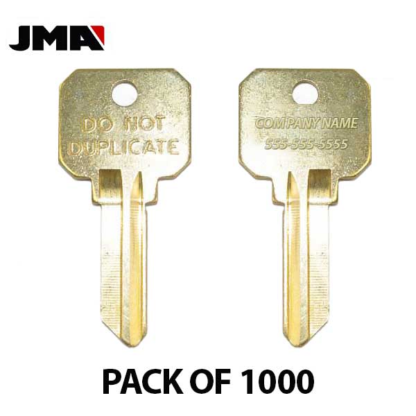 JMA - Custom Personalized Engraved - SC1 (Do Not Duplicate) Key  Blanks ( PACK OF 1000 ) - UHS Hardware