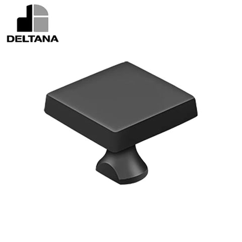 Deltana - Solid Brass Square Knob For Heavy Duty Bolt - Optional Finish