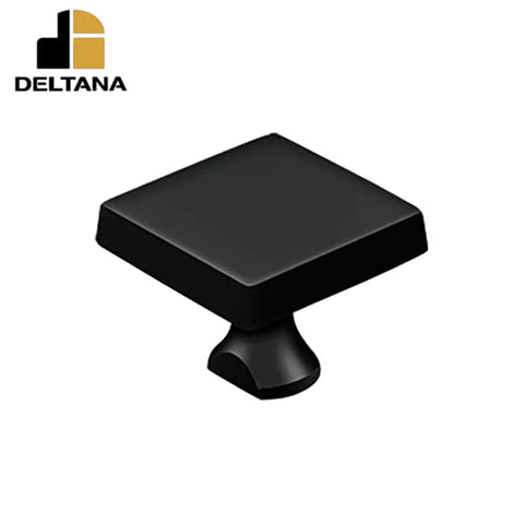 Deltana - Solid Brass Square Knob For Heavy Duty Bolt - Optional Finish