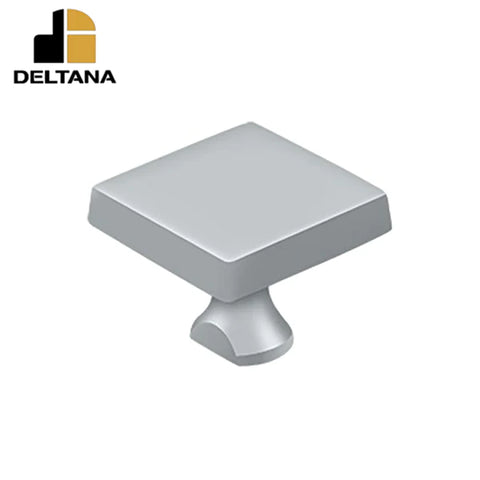 Deltana - Solid Brass Square Knob For Heavy Duty Bolt - Optional Finish