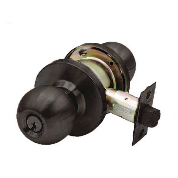 Commercial Door Knob Set - 2-3/4” Standard Backset - Oil Rubbed Bronze - Classroom - Grade 2 - UHS Hardware