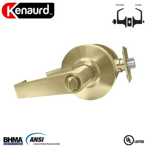 Grade 2, Entry Lever Lock, 2-3/4bs, Commercial - Choose Color