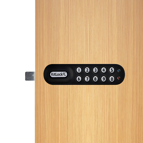 Code Locks - KL1006KIT - Classic Electronic Kit Lock - Interchangeable Spindle to Fit 1/4" - 1" Door Thickness - Locker Lock - Optional Handing - Optional Finish - UHS Hardware