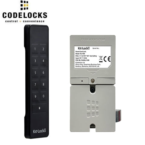 Code Locks - KL1100-KPD - Electronic KitLock - Keypad Locker Lock w/ Powered Latch - Optional Finish - UHS Hardware