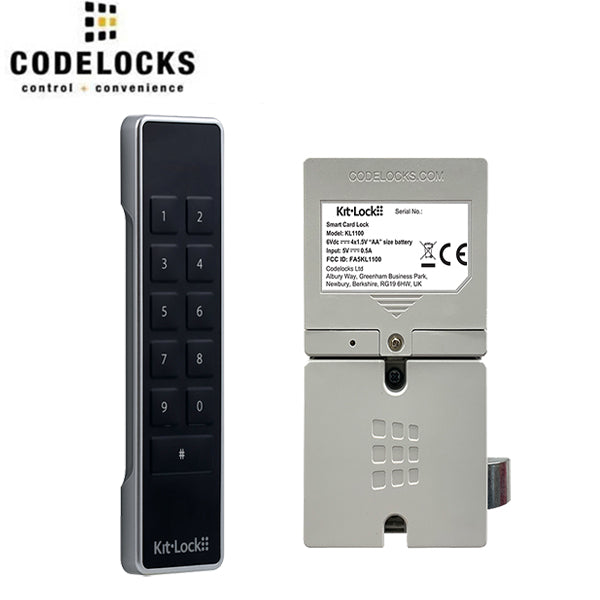 Code Locks - KL1100-KPD - Electronic KitLock - Keypad Locker Lock w/ Powered Latch - Optional Finish - UHS Hardware