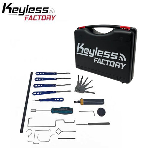 KeylessFactory - GM Ignition Service Kit - 10 Cut - Column Mount & In Dash Ignitions - 18 PCS - UHS Hardware