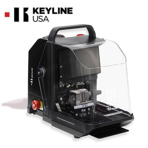 Keyline - Messenger - Key Cutting Machine - With Battery and Charger - For Edge Cut - Laser - Dimple Keys