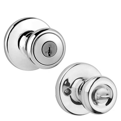 Kwikset - 400T - Tylo Knob Set - Round Rose - Optional Finish - Entrance - SmartKey Technology - Grade 3 - UHS Hardware