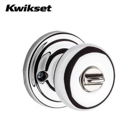 Kwikset - 740H - Hancock Knob  - Round Rose - Entrance - 26 - Polished Chrome - SmartKey Technology - Grade 2 - UHS Hardware