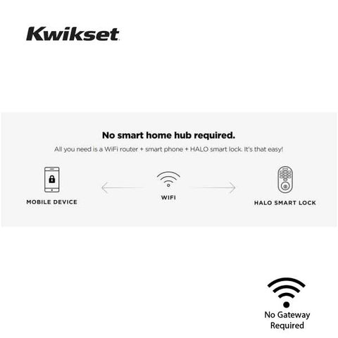 Kwikset - Halo 939 - Electronic Touchscreen Deadbolt - WiFi - SmartKey Technology - 15 - Satin Nickel - UHS Hardware