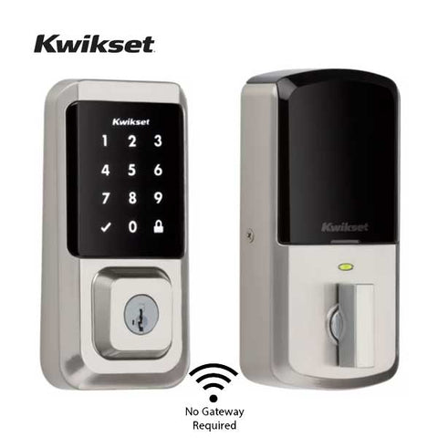 Kwikset - Halo 939 - Electronic Touchscreen Deadbolt - WiFi - SmartKey Technology - 15 - Satin Nickel - UHS Hardware