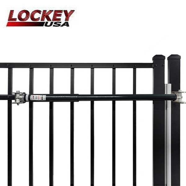 Lockey - TB400 - Adjustable Hydraulic Gate Closer - Black (75-175 lbs) - UHS Hardware