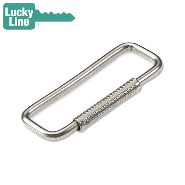 LuckyLine - 70401 - Spring Sleeve Key Ring - Silver - 1 Pack - UHS Hardware