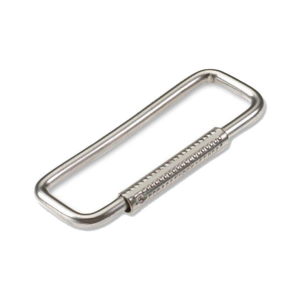 LuckyLine - 70401 - Spring Sleeve Key Ring - Silver - 1 Pack - UHS Hardware