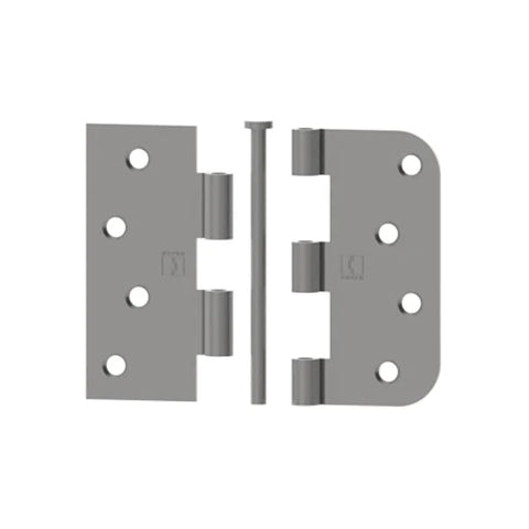 Hager - 8744 - 5-Knuckle - Square Corner by 5/8" Radius - Plain Bearing With Fasteners - Reversible - 4" x 4" - Optional Finish